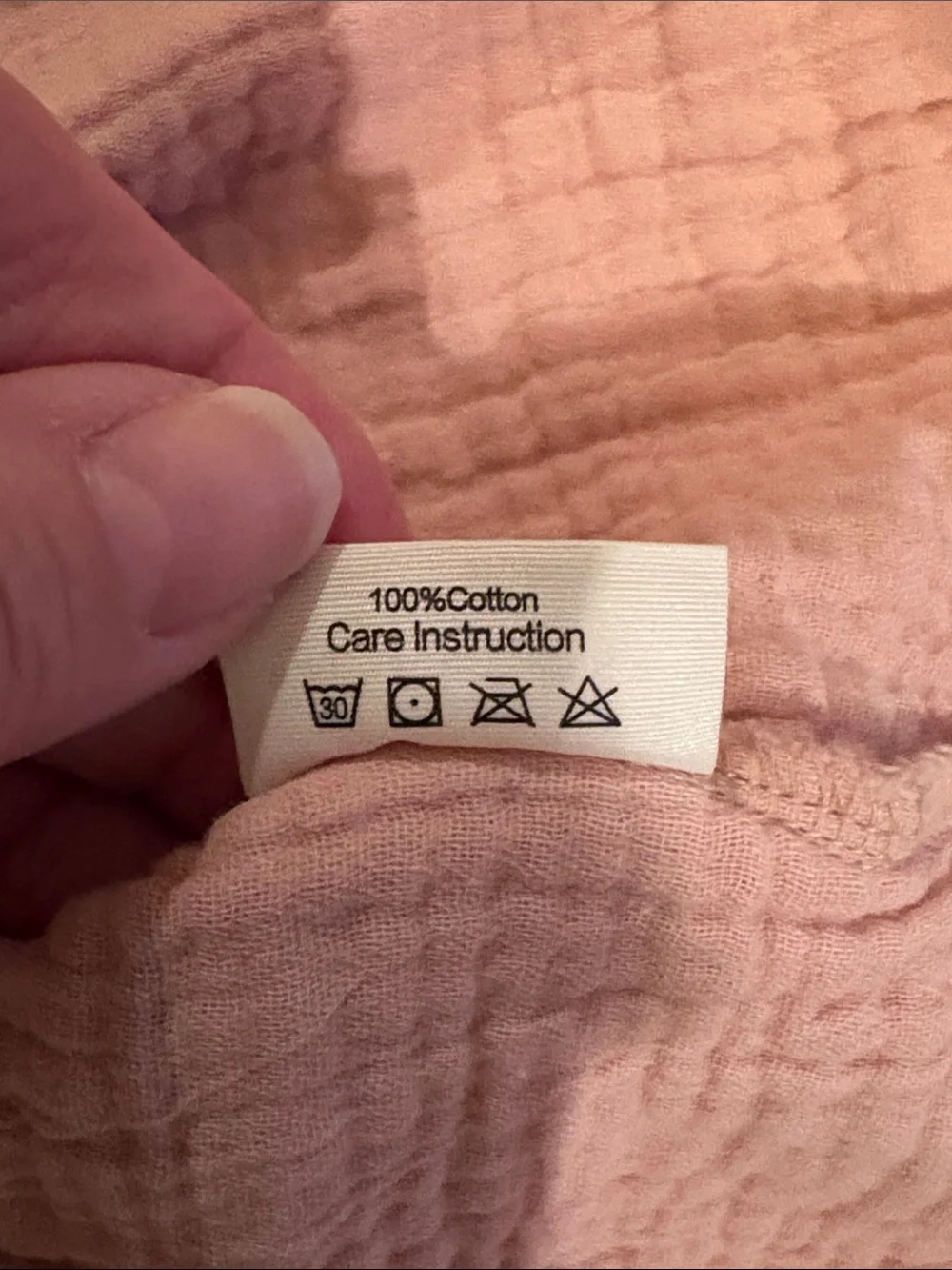 Konssy Dusty Rose 6-12 Month Muslin Baby Sleep Sack